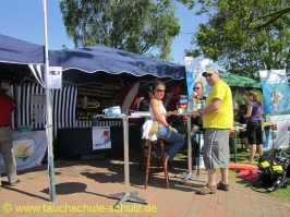 Infostand im Sommerbad Stadensen 2011