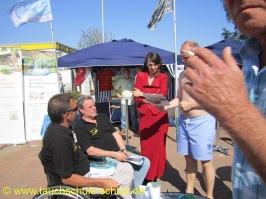 Infostand im Sommerbad Stadensen 2011