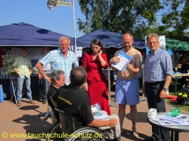 Infostand im Sommerbad Stadensen 2011
