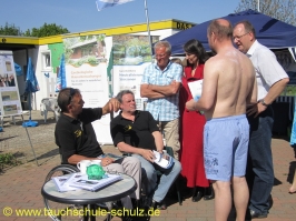 Infostand im Sommerbad Stadensen 2011