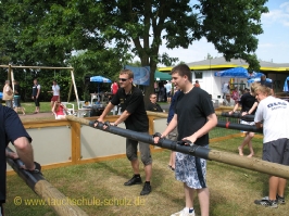 Riesenkickerturnier im Sommerbad Stadensen